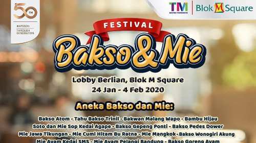 Festival Bakso dan Mie di Blok M Square