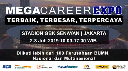 Mega Career Expo Jakarta | Bursa Kerja Terbaik, Terbesar dan Terpercaya