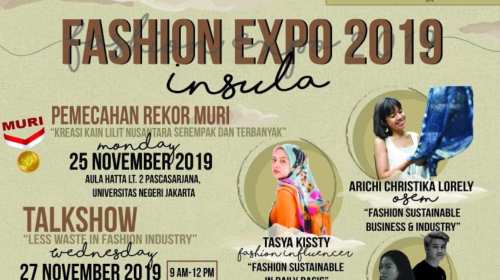Fashion Expo UNJ 2019 : INSULA By BEMP Tata Busana UNJ