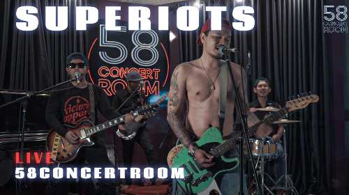 Superiots Band, Band Punk Rock n Roll Pertama yang main ke 58 Concert Room