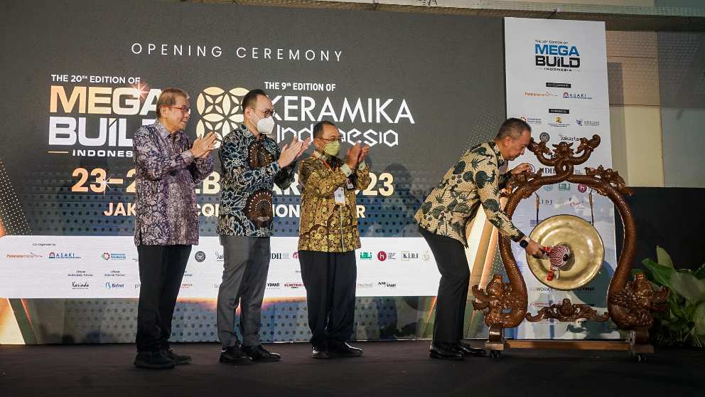 Pameran Megabuild Indonesia + Keramika Indonesia 2023 Resmi Dibuka