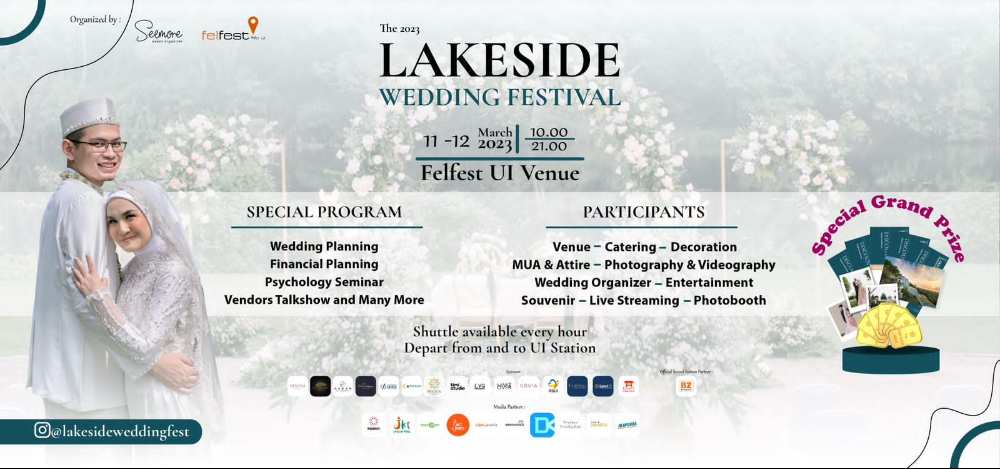 Lakeside Wedding Festival: Pameran Pernikahan  dengan Konsep Educational Wedding