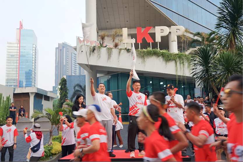 LKPP Run 2023 "Run Towards Collaboration For A Better Indonesia"