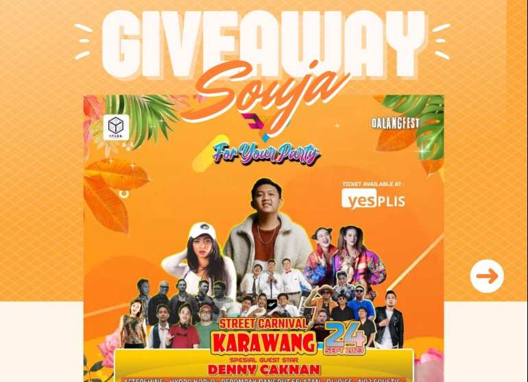 [GIVEAWAY] Dalang Fest FYP (For Your Party) Siap Menggoyang Karawang!