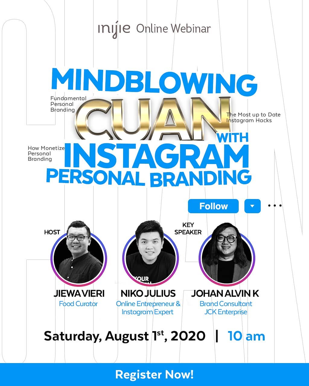 INIJIE Academy - Mindblowing Cuan Instagram Personal Branding