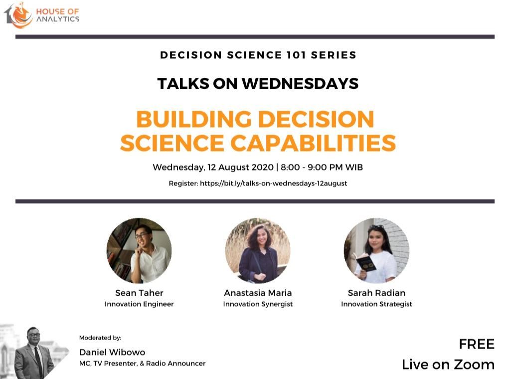  Talks on Wednesdays - Building Decision Science Capabilities
