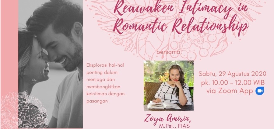 Online Class : Reawaken Intimacy In Romantic Relationship