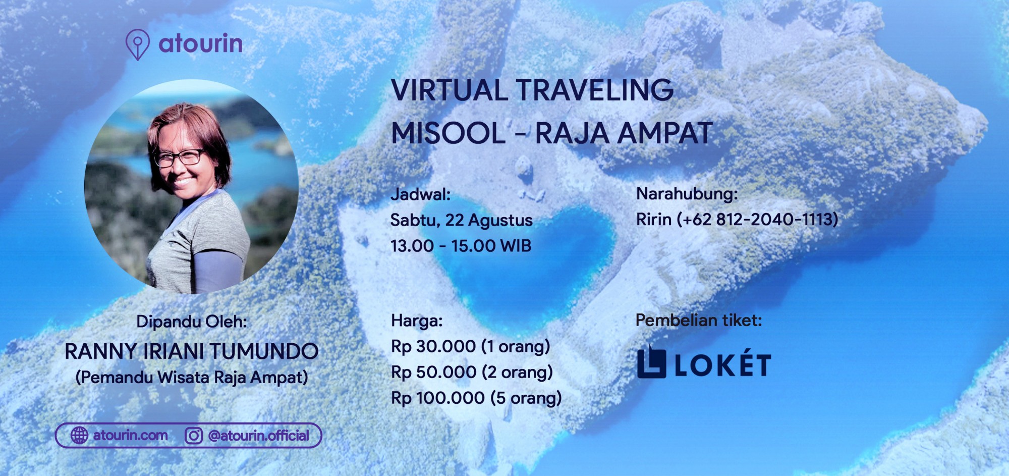 Virtual Traveling Tour Ke Raja Ampat