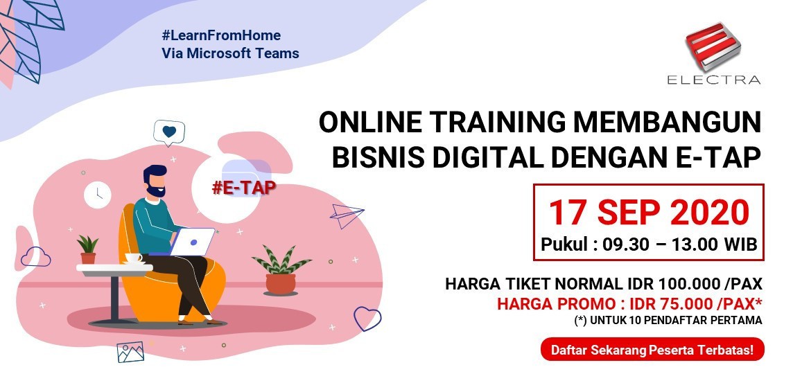 Online Training Membangun Bisnis Digital Dengan E-Tap