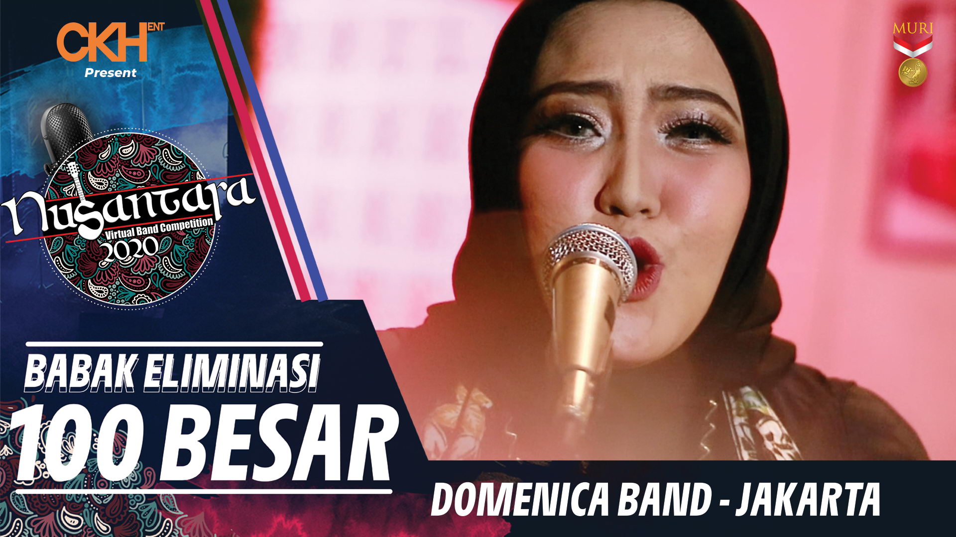 Domenica Band - Eliminasi 100 Besar Nusantara Virtual Band Competition