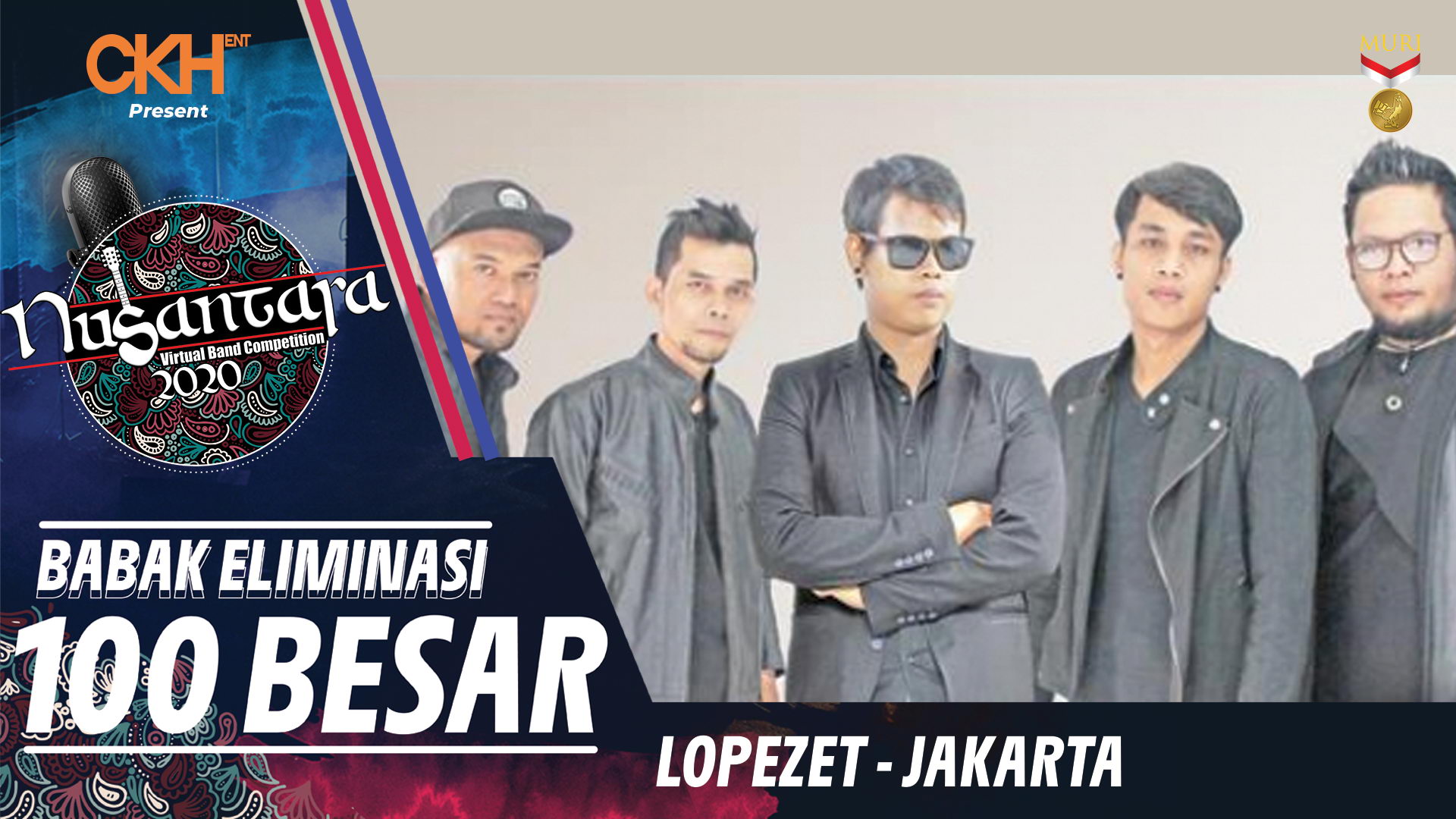 Lopezet - Eliminasi 100 Besar Nusantara Virtual Band Competition